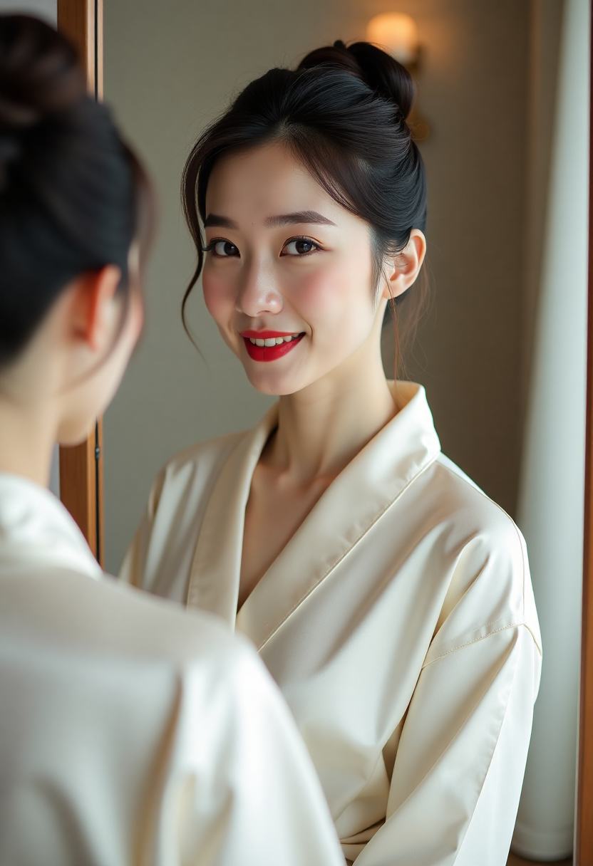 周岚和女儿在家中交谈的剧照
